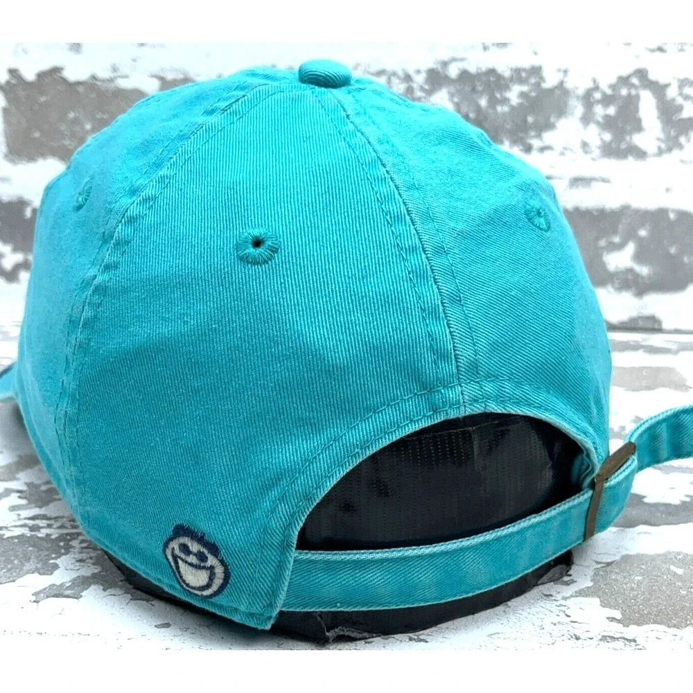 Life Is Good Hat Cap Strap Back Blue Base Ball Dad Sneakers Logo Running Walking